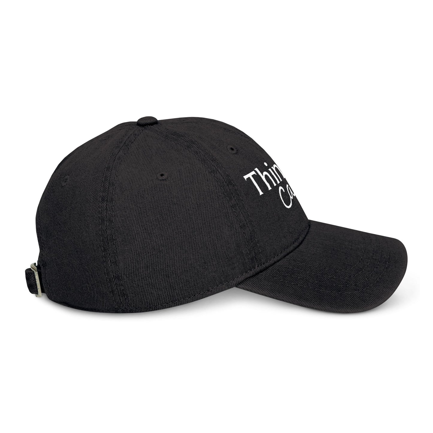 Embroidered Denim Hat - Thinking Cap