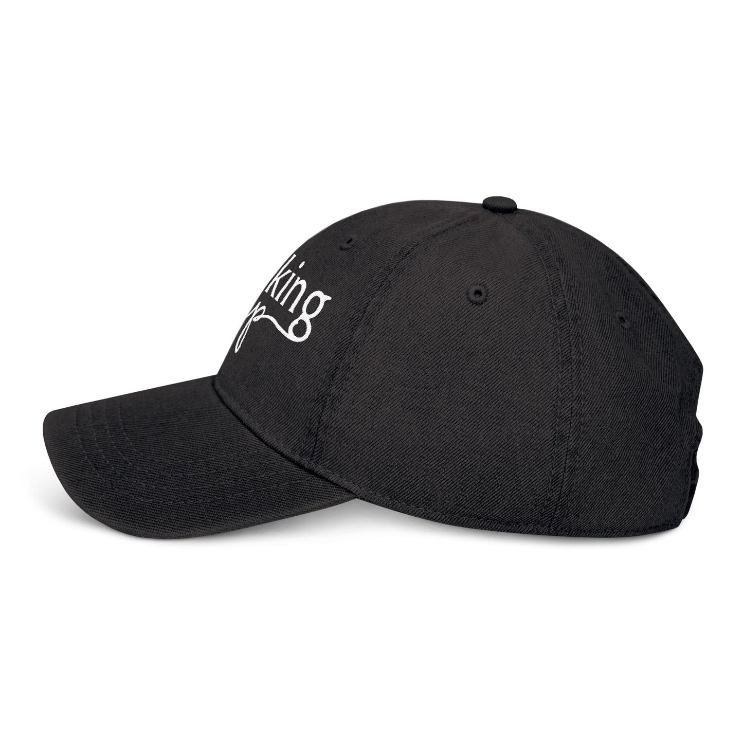 Embroidered Denim Hat - Thinking Cap
