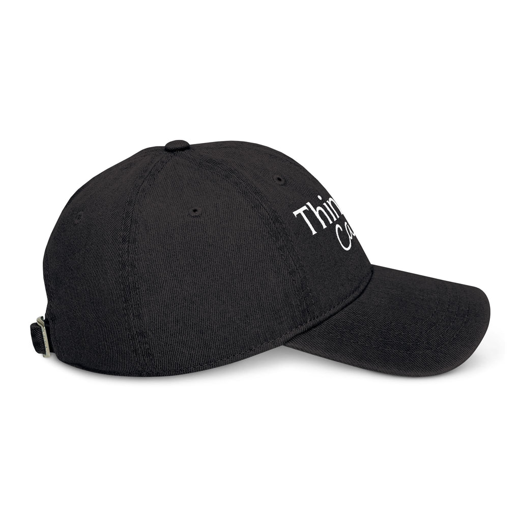 Embroidered Denim Hat - Thinking Cap