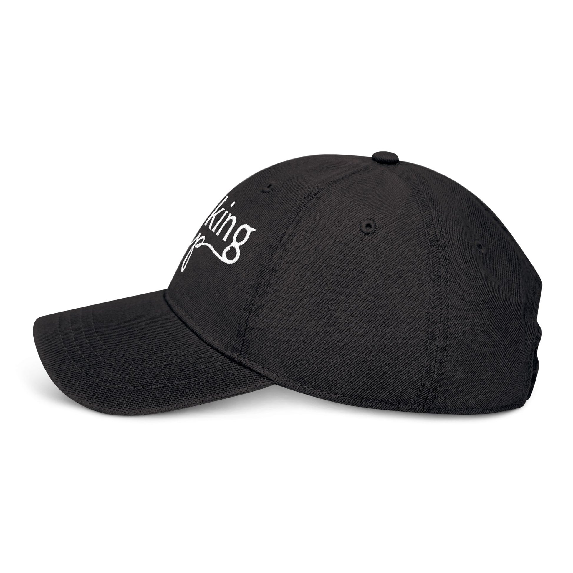 Embroidered Denim Hat - Thinking Cap