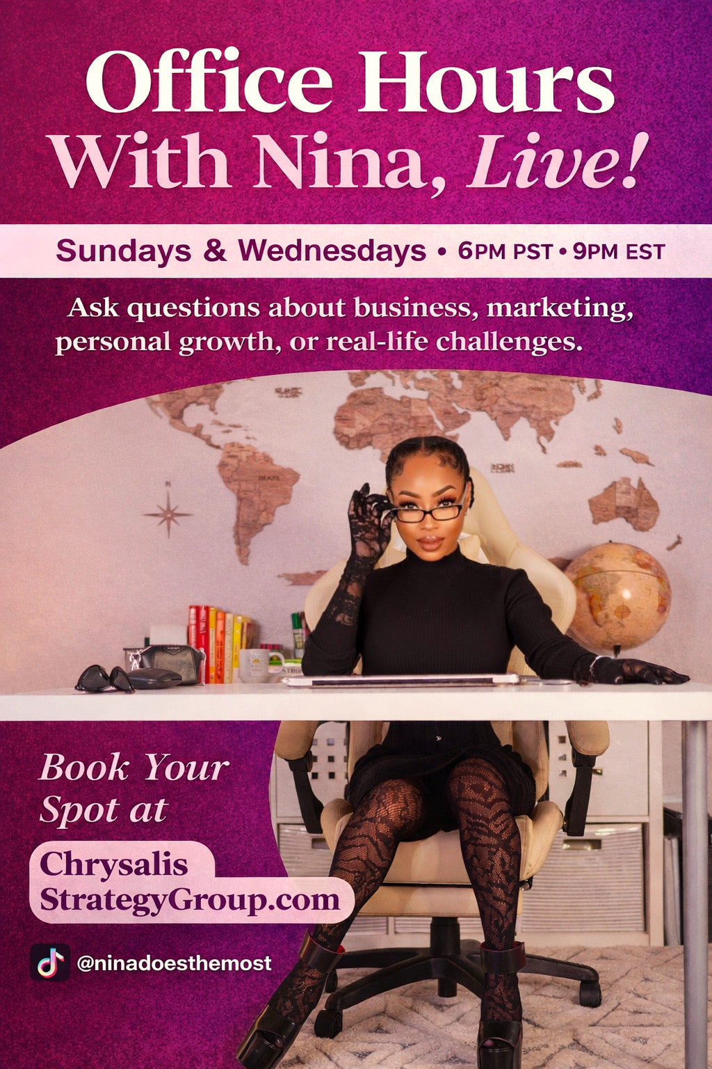 Office Hours With Nina Live!